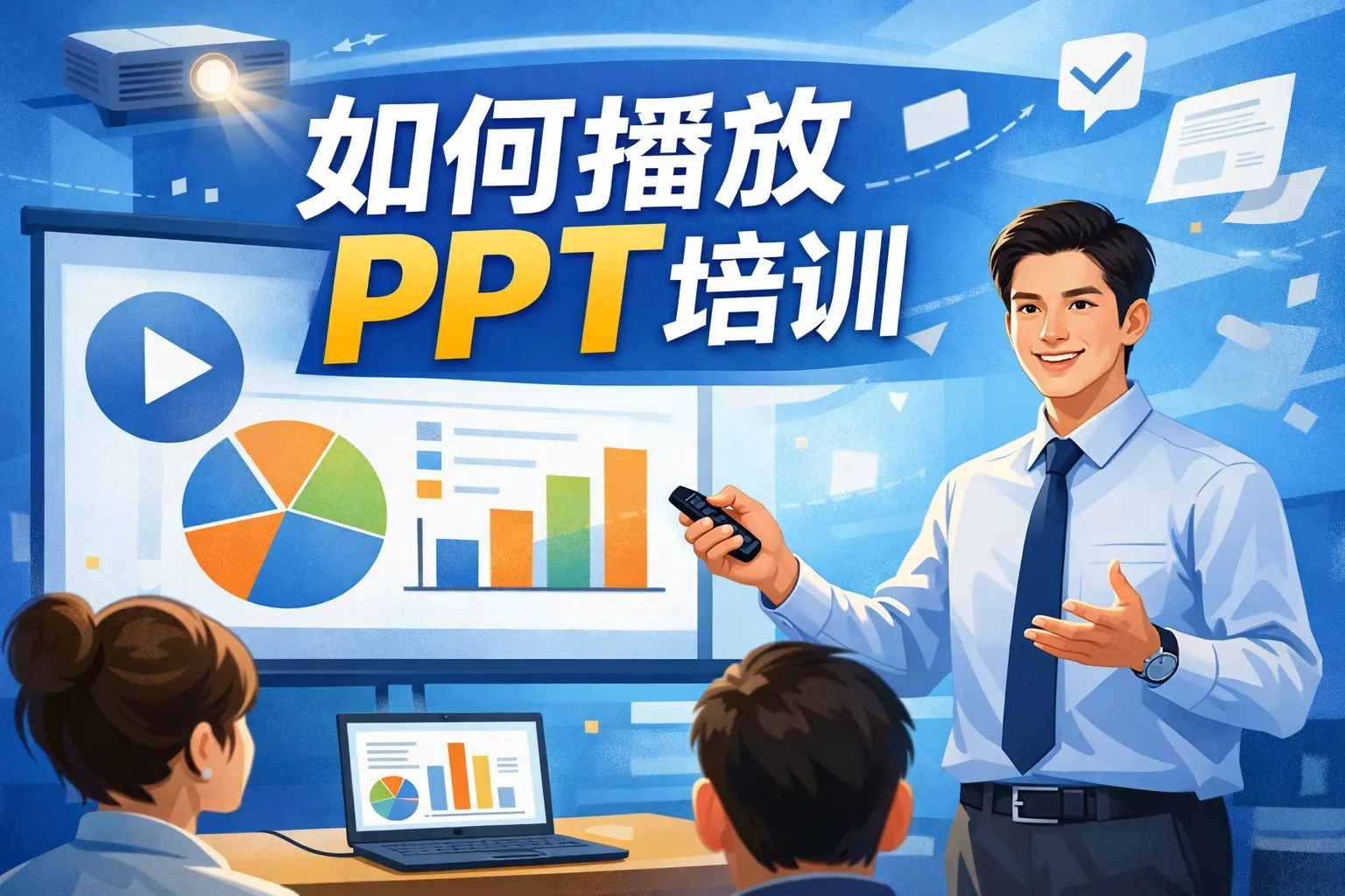 如何播放ppt培训