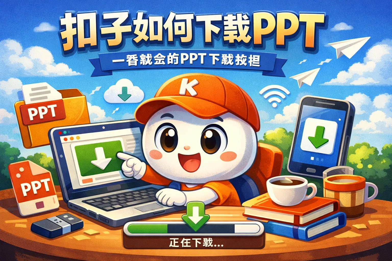 扣子如何下载ppt