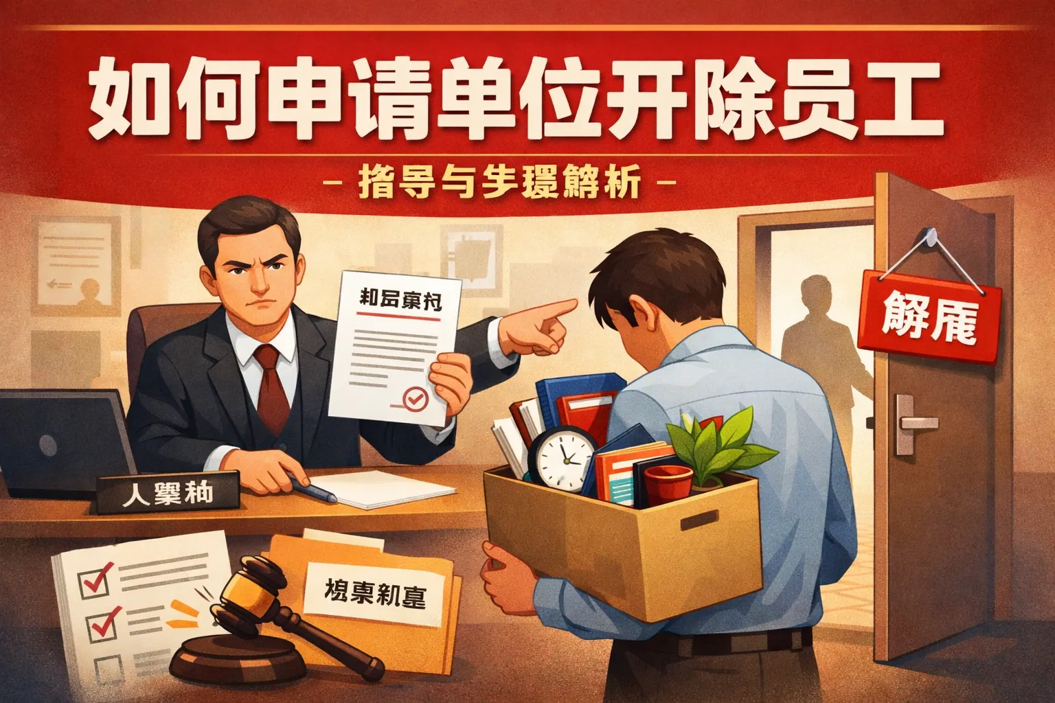 如何申请单位开除员工