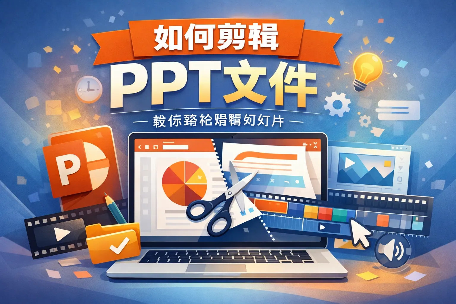 如何剪辑ppt文件