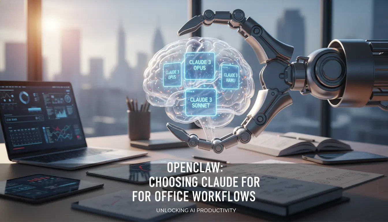 OpenClaw用于日常办公时如何选择Claude模型