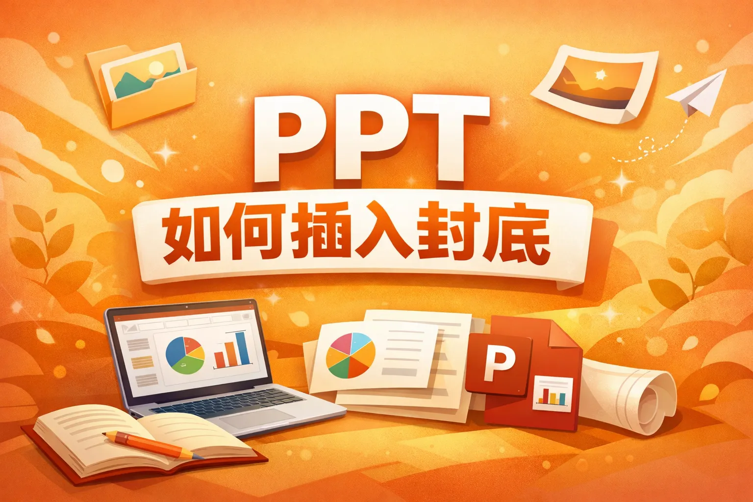 ppt如何插入封底