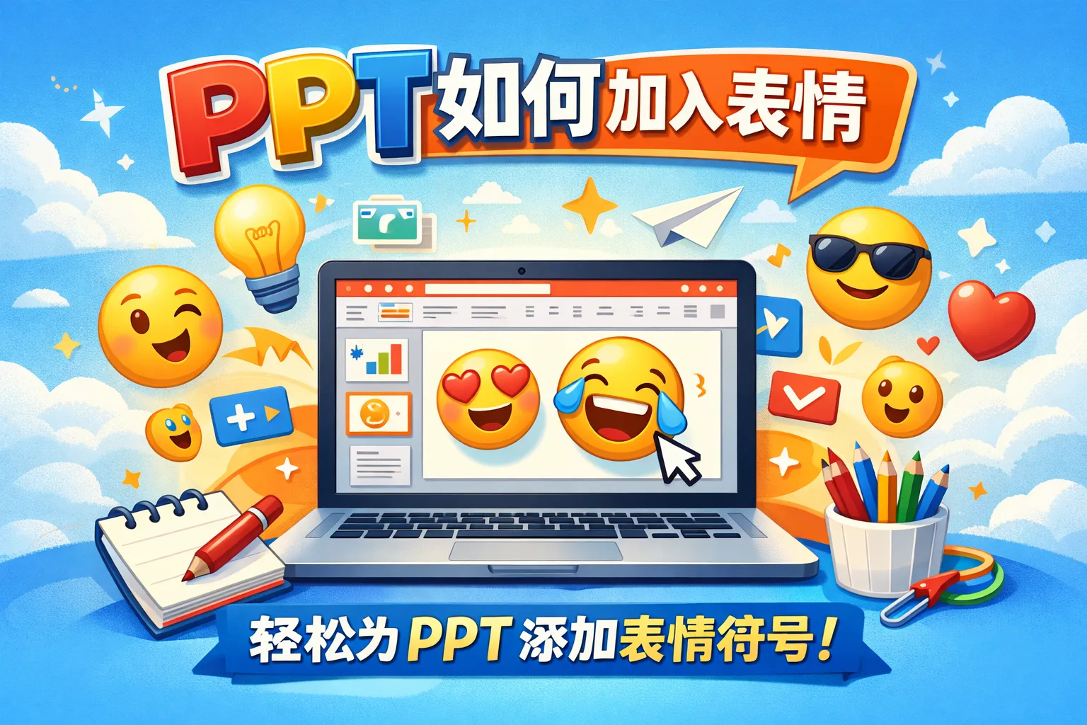 ppt如何加入表情