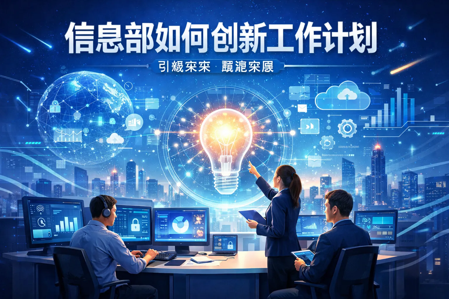 信息部如何创新工作计划