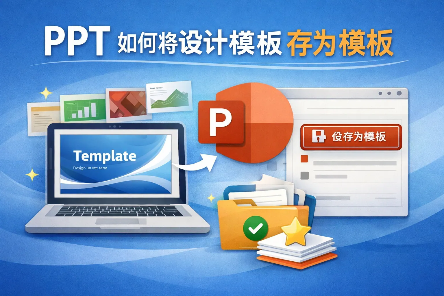 ppt如何将设计模板存为模板