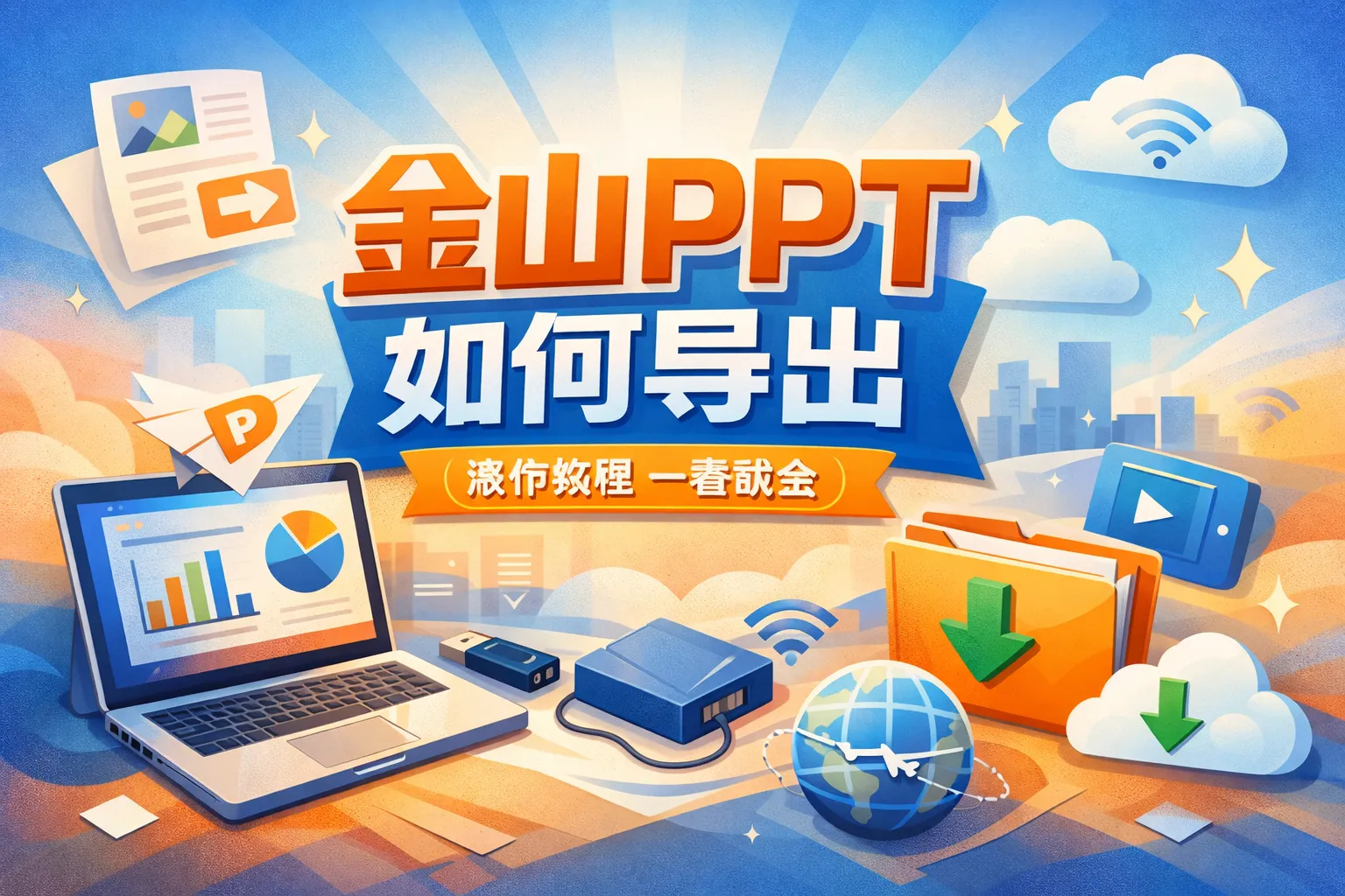 金山ppt如何导出