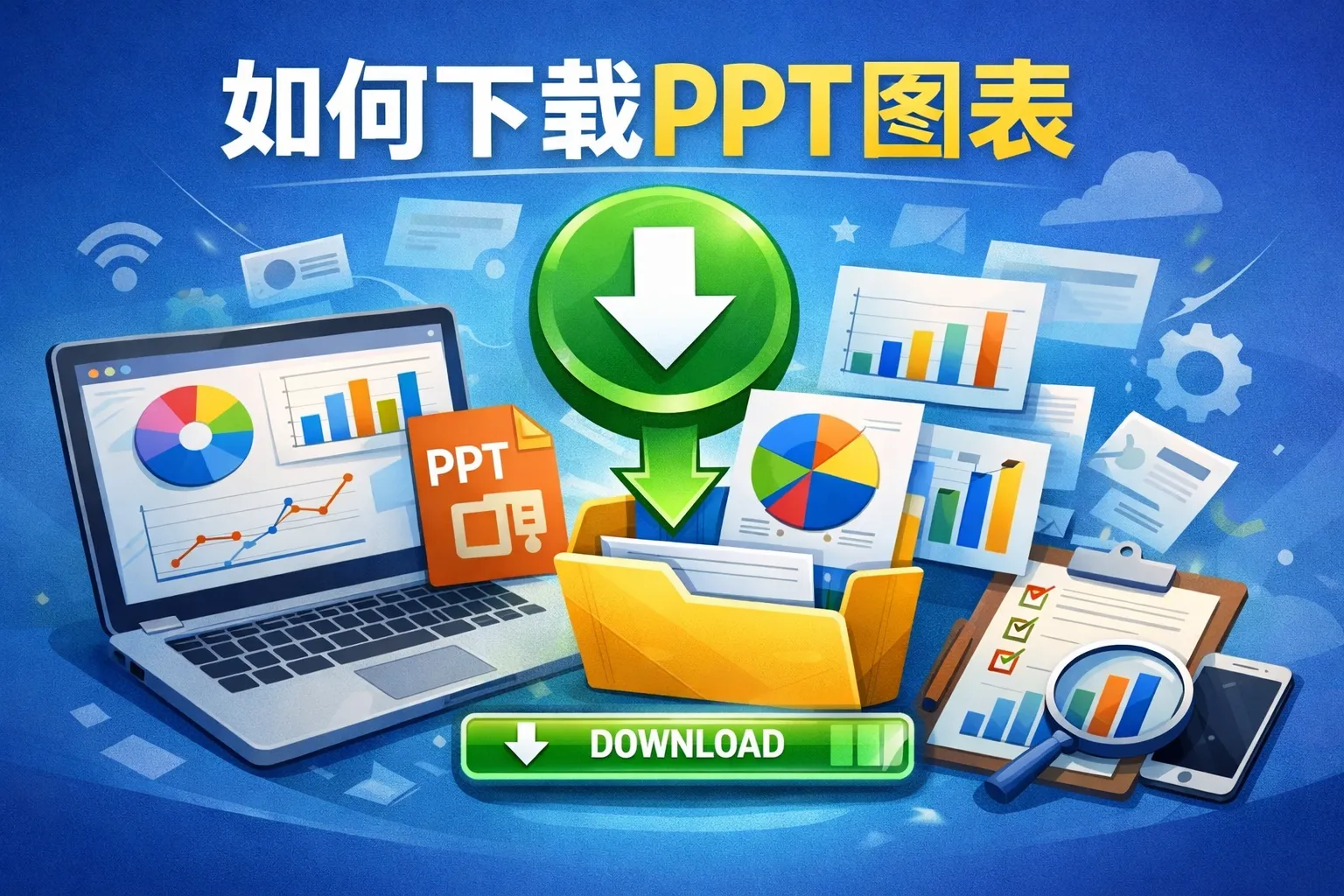 如何下载ppt图表