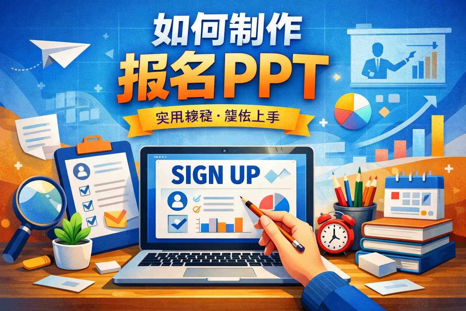 如何制作报名ppt