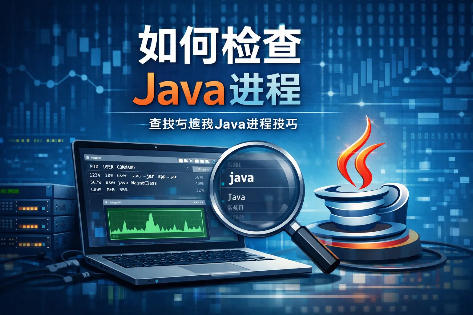如何检查java进程