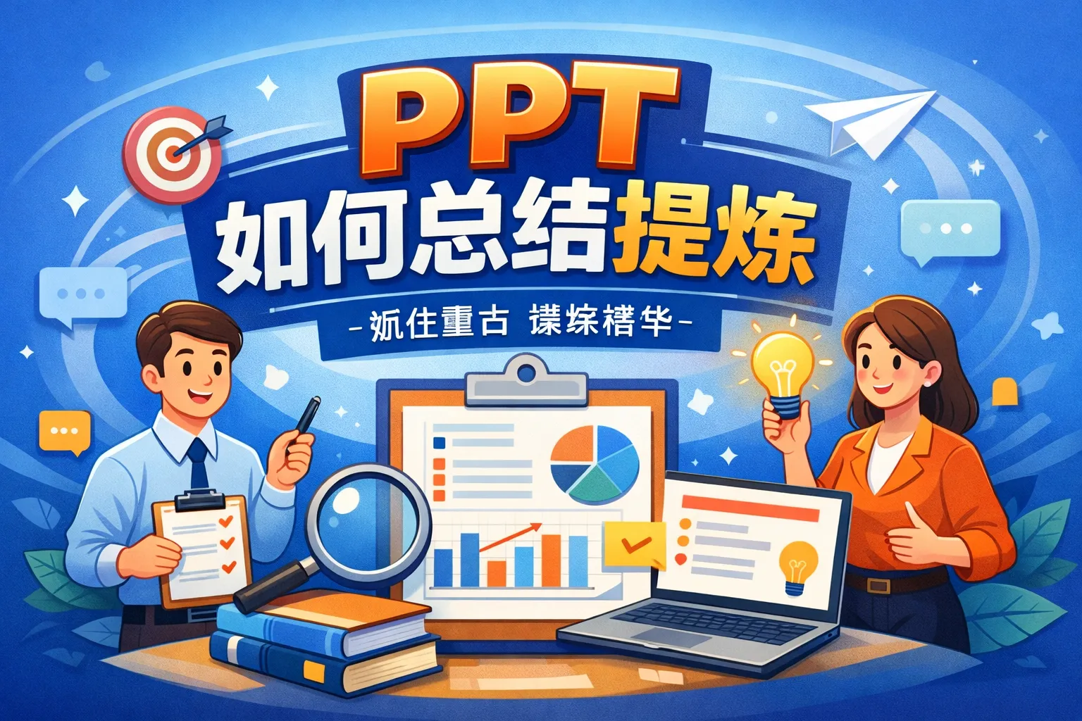 ppt如何总结提炼