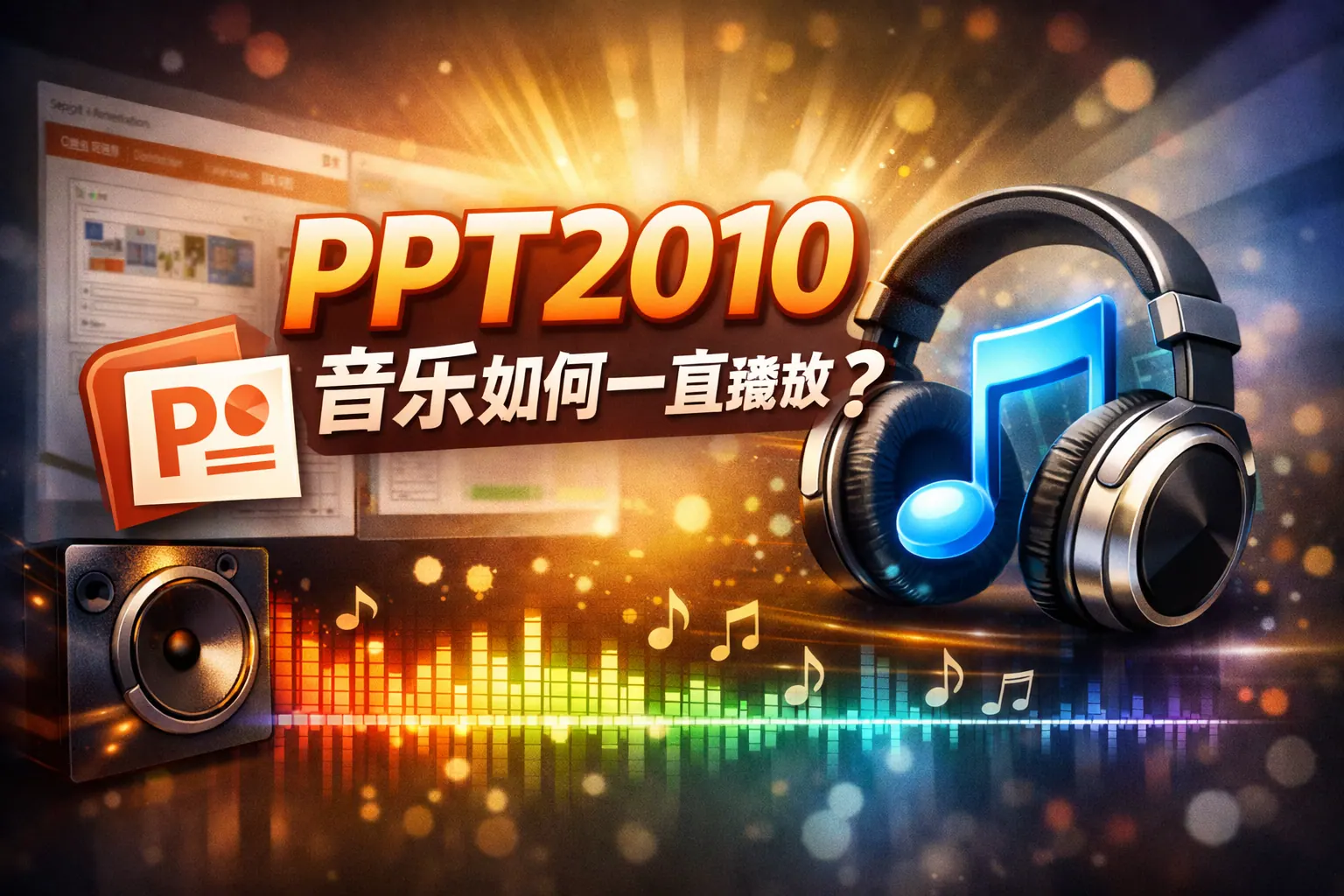 ppt2010音乐如何一直