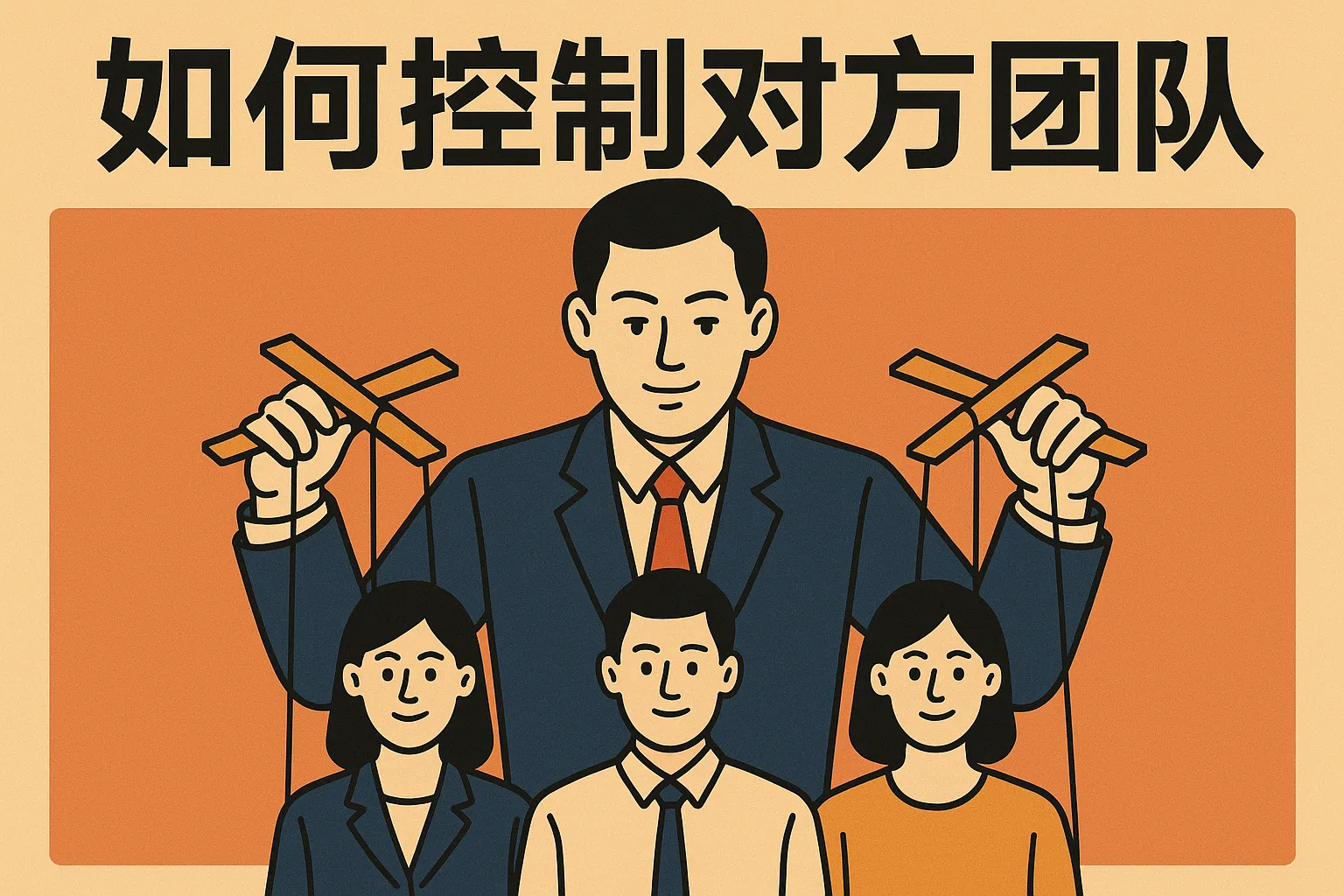 如何控制对方团队