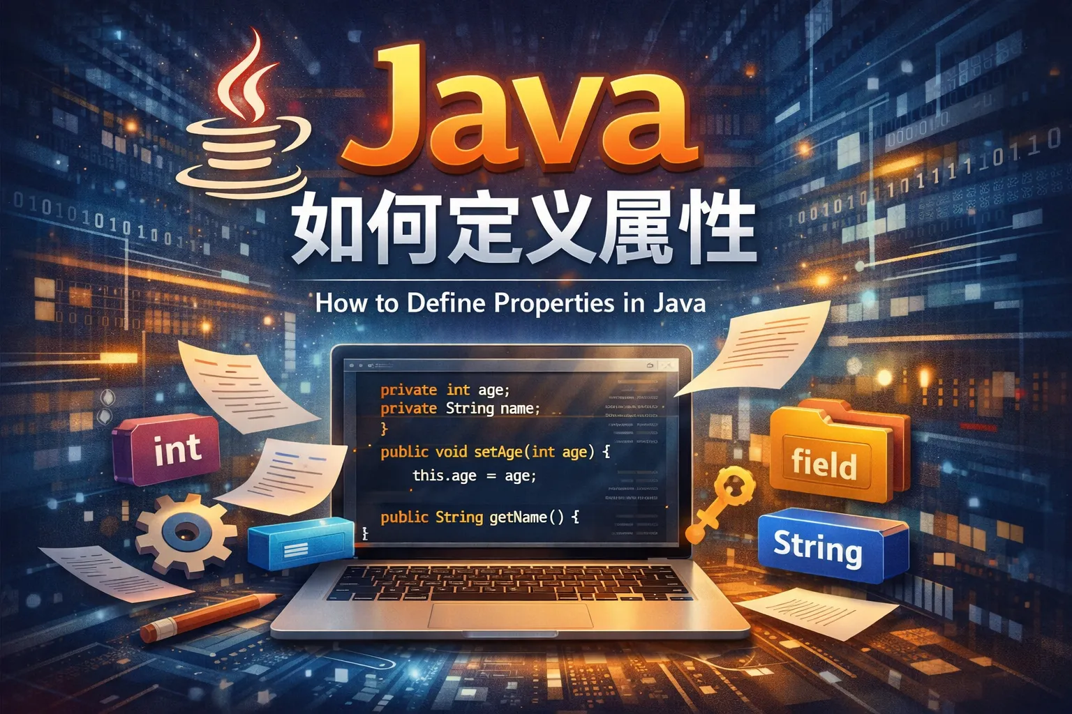 java 如何定义属性