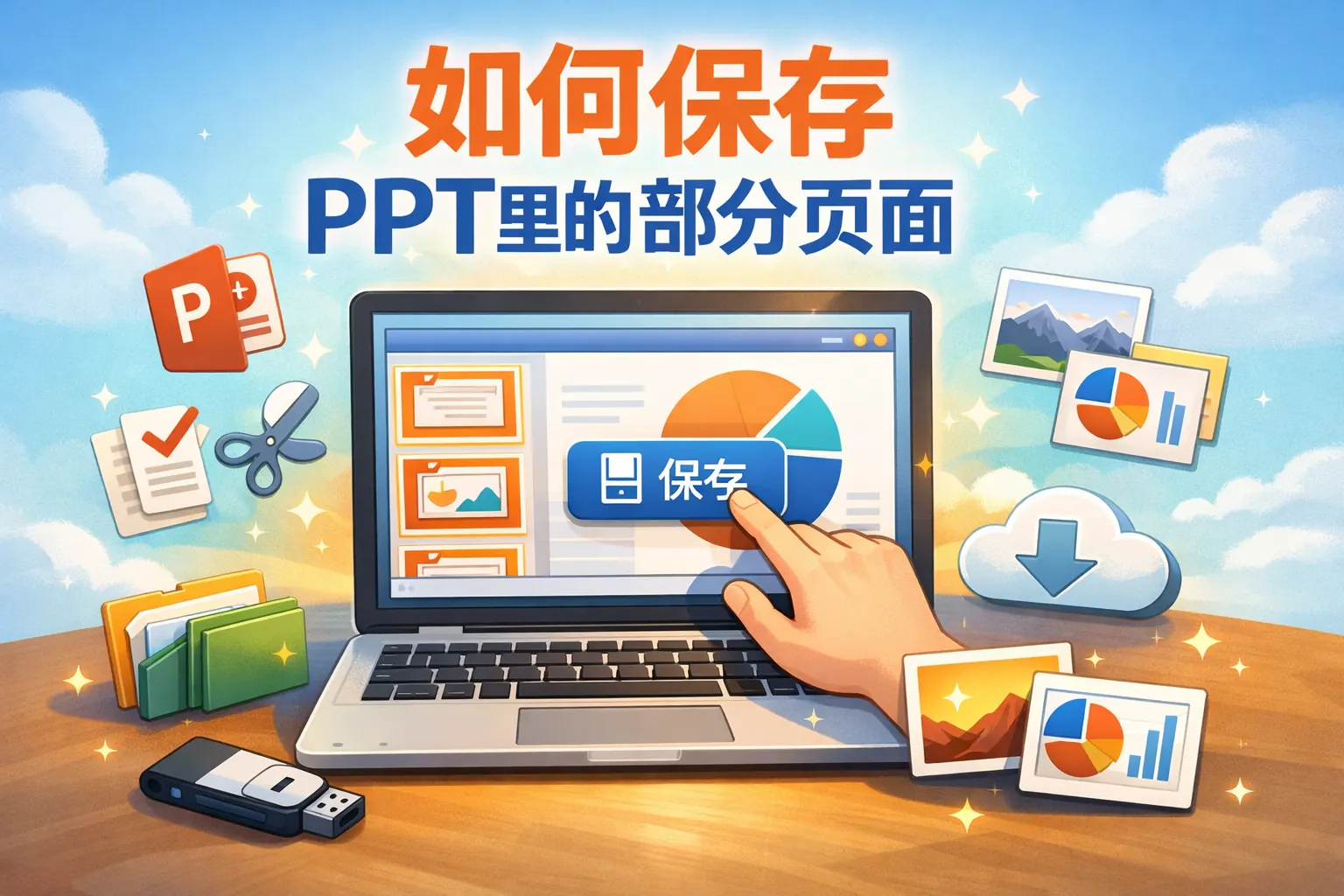 如何保存ppt里的部分页面