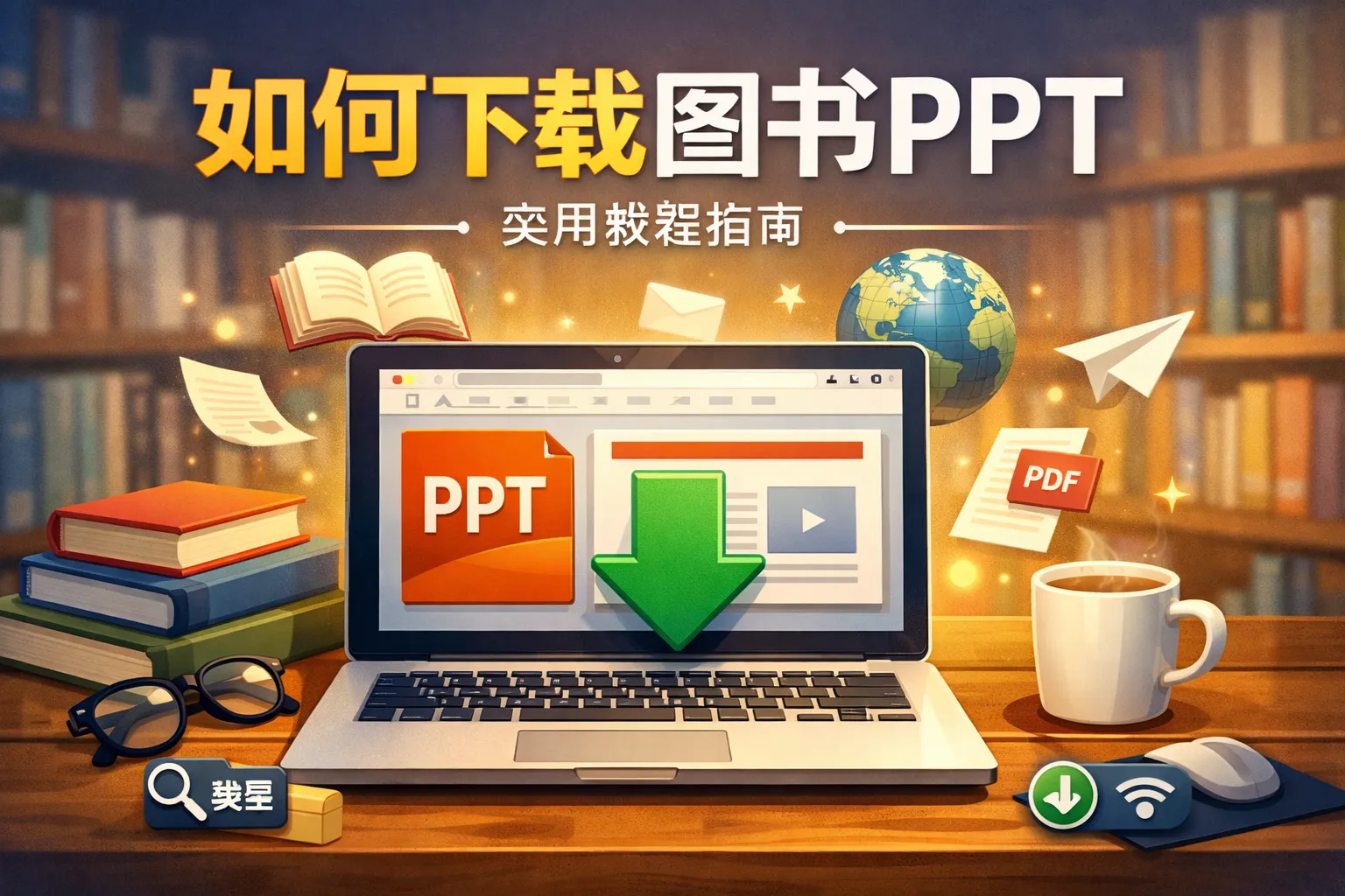 如何下载图书ppt