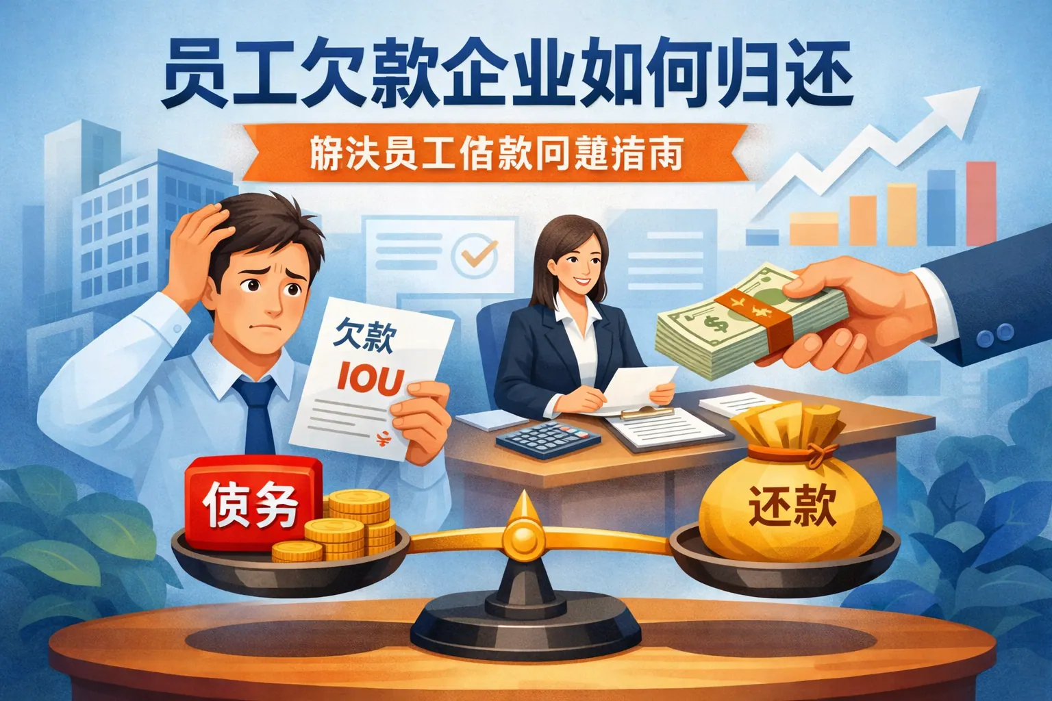 员工欠款企业如何归还