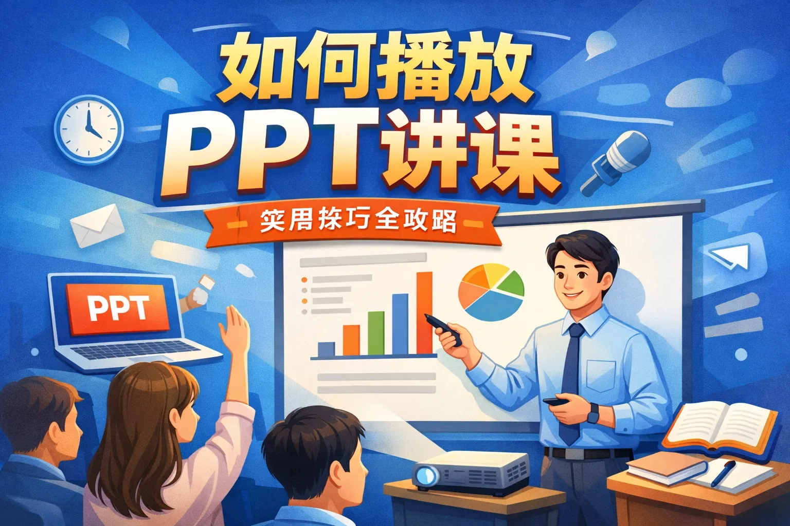 如何播放ppt讲课