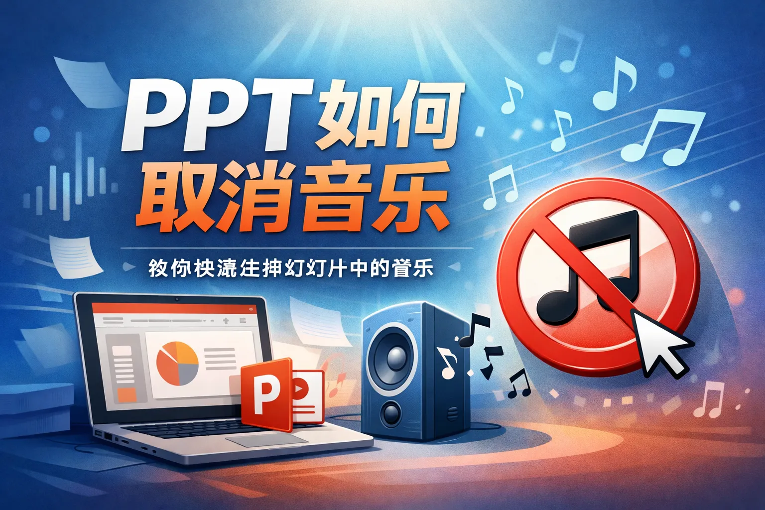 ppt如何取消音乐