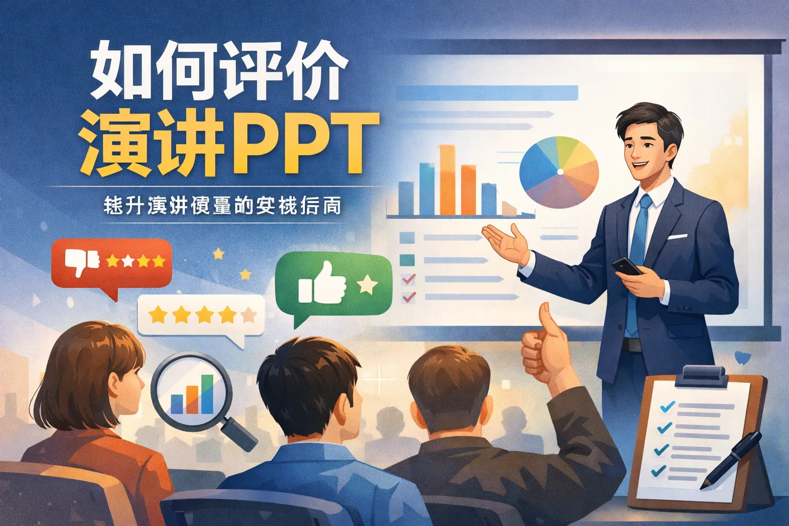 如何评价演讲PPT