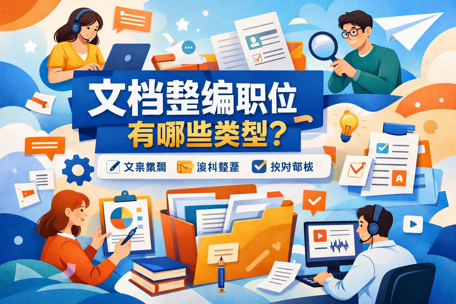 文档整编职位有哪些类型