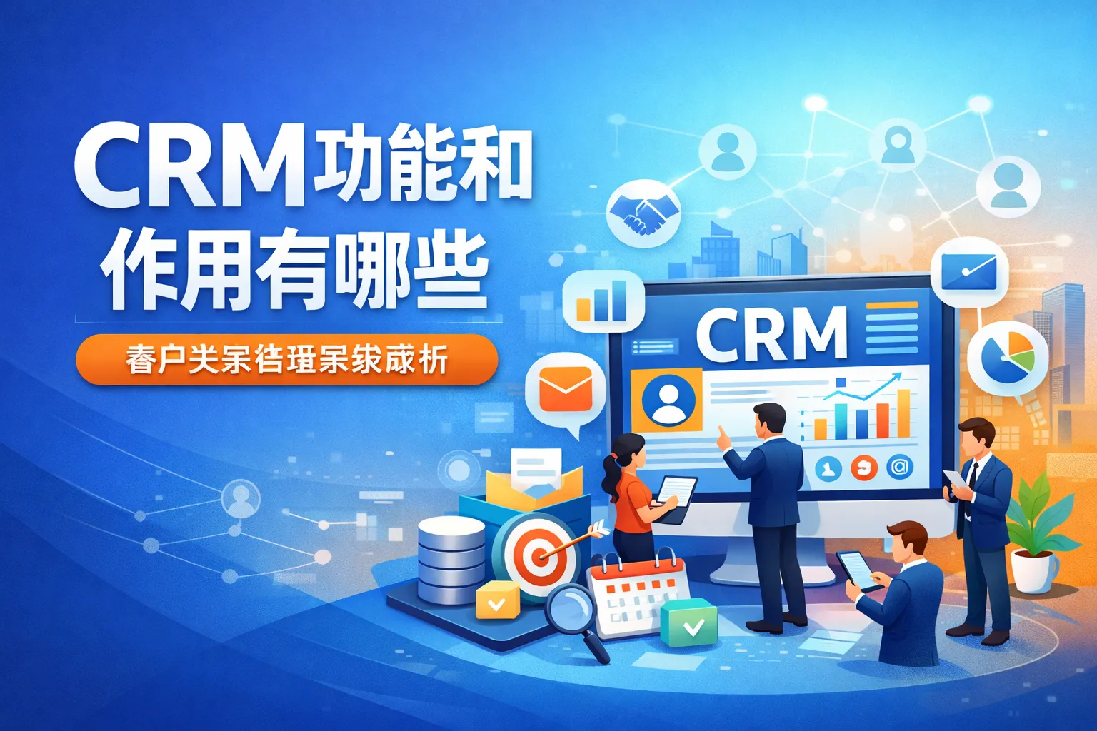 crm功能和作用有哪些