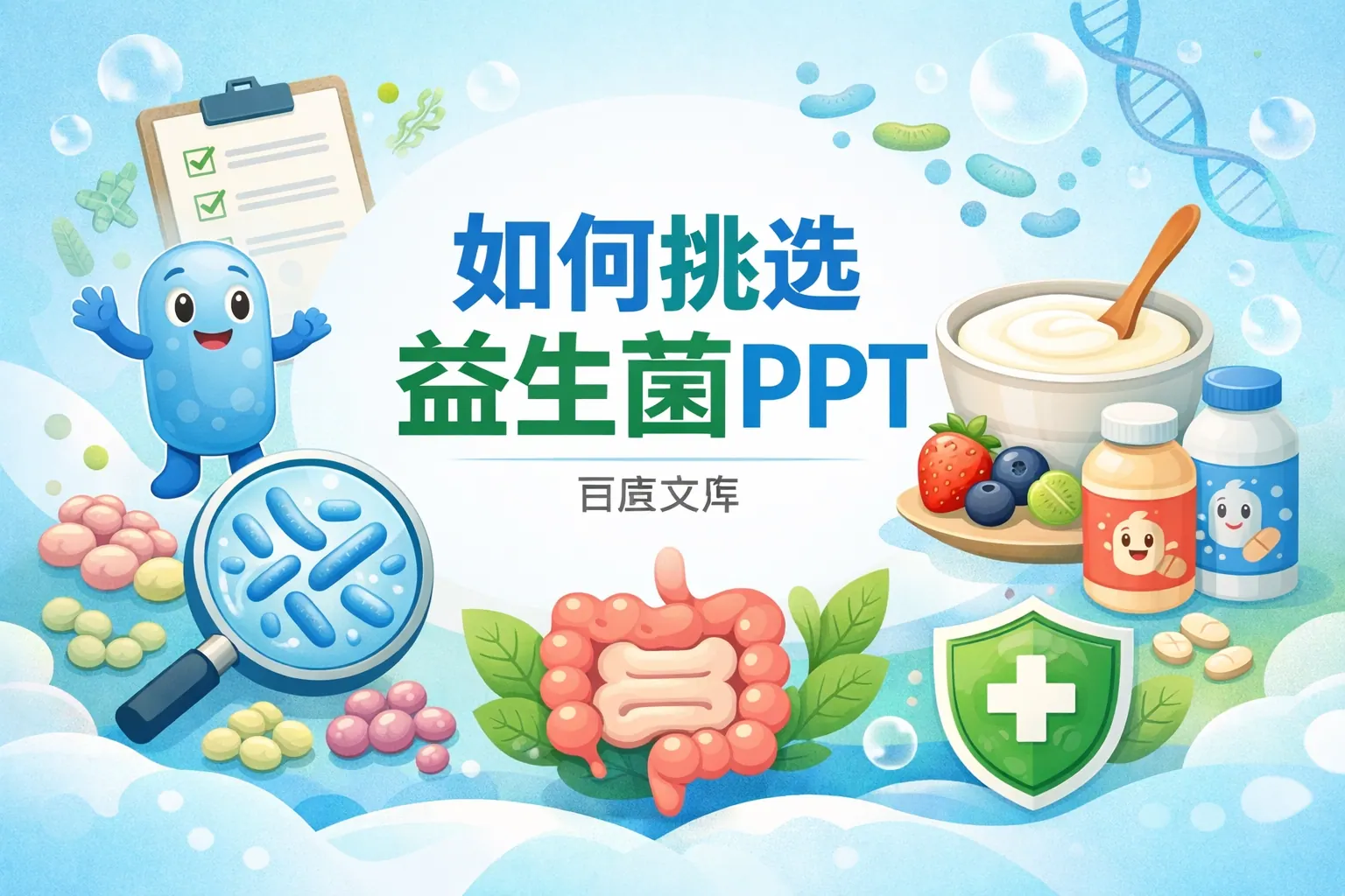 如何挑选益生菌ppt百度文库