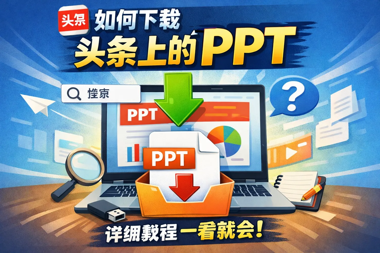 如何下载头条上的ppt