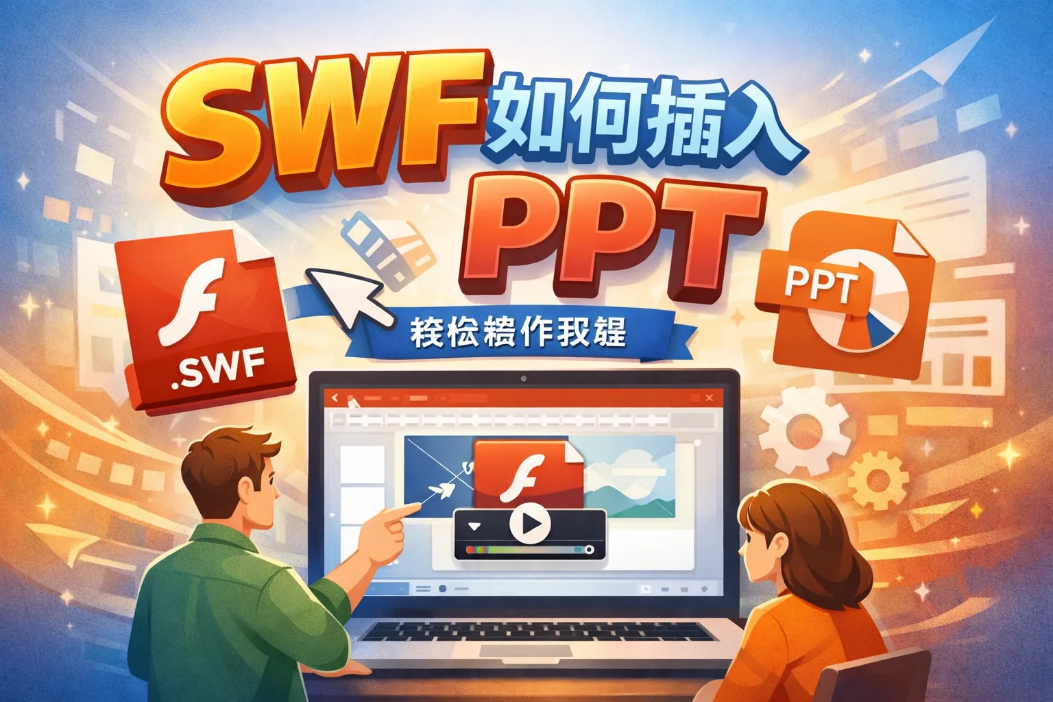 swf如何插入ppt