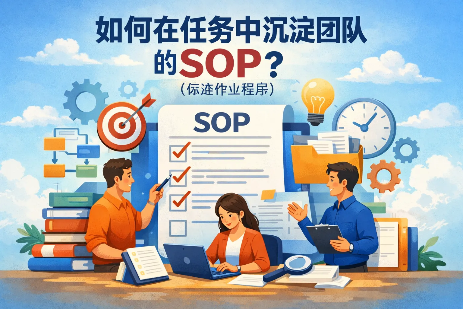 如何在任务中沉淀团队的SOP(标准作业程序)?