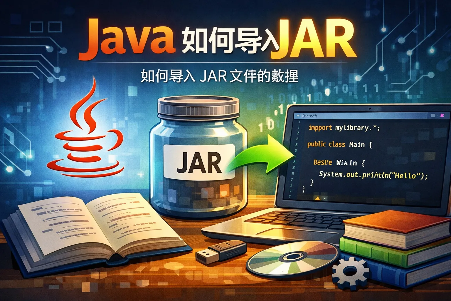 java 如何导入 jar