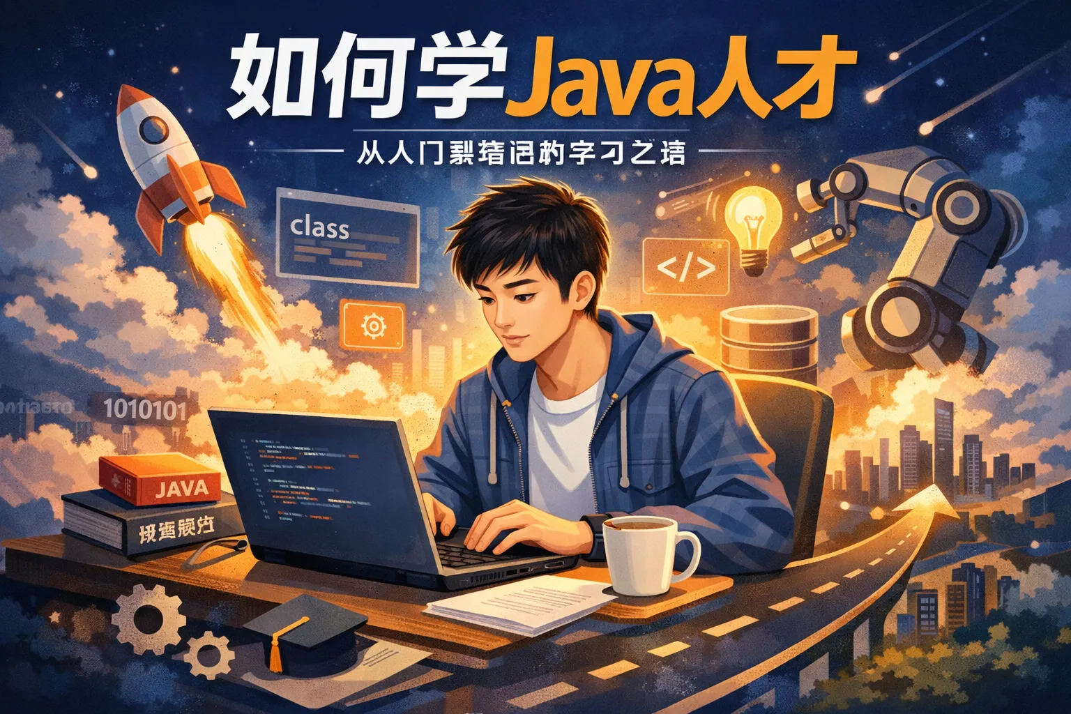 如何学java人才