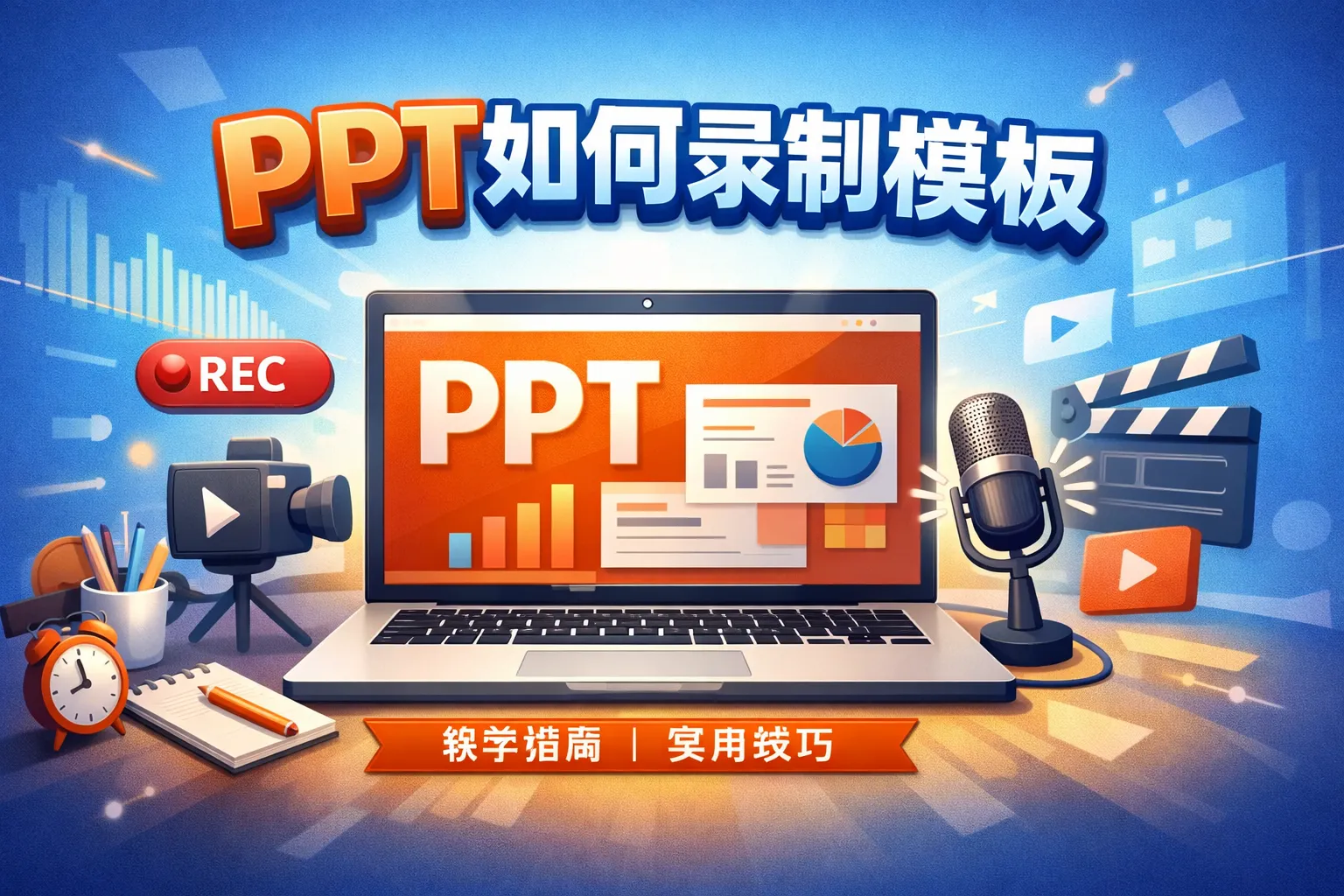 ppt如何录制模板