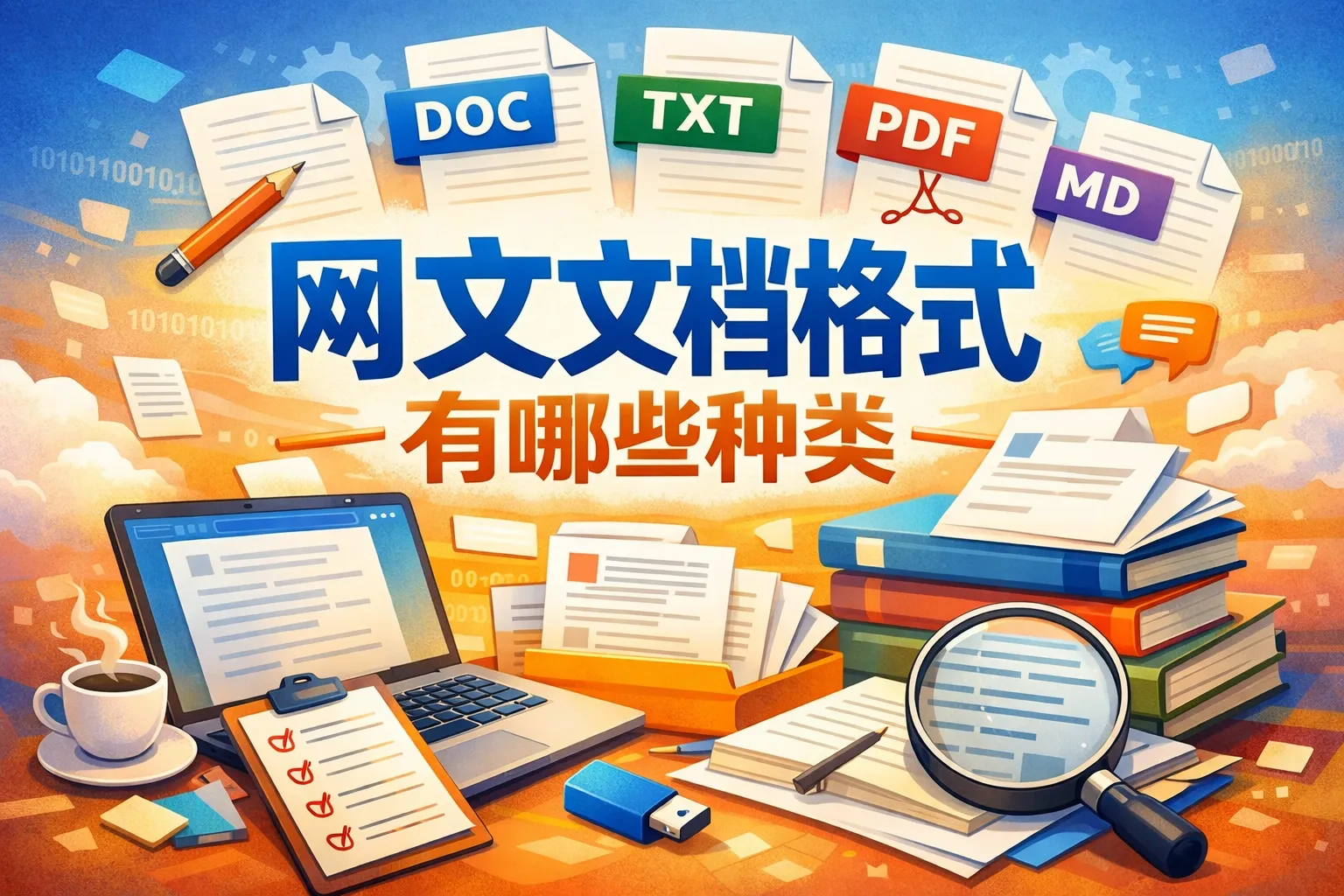 网文文档格式有哪些种类