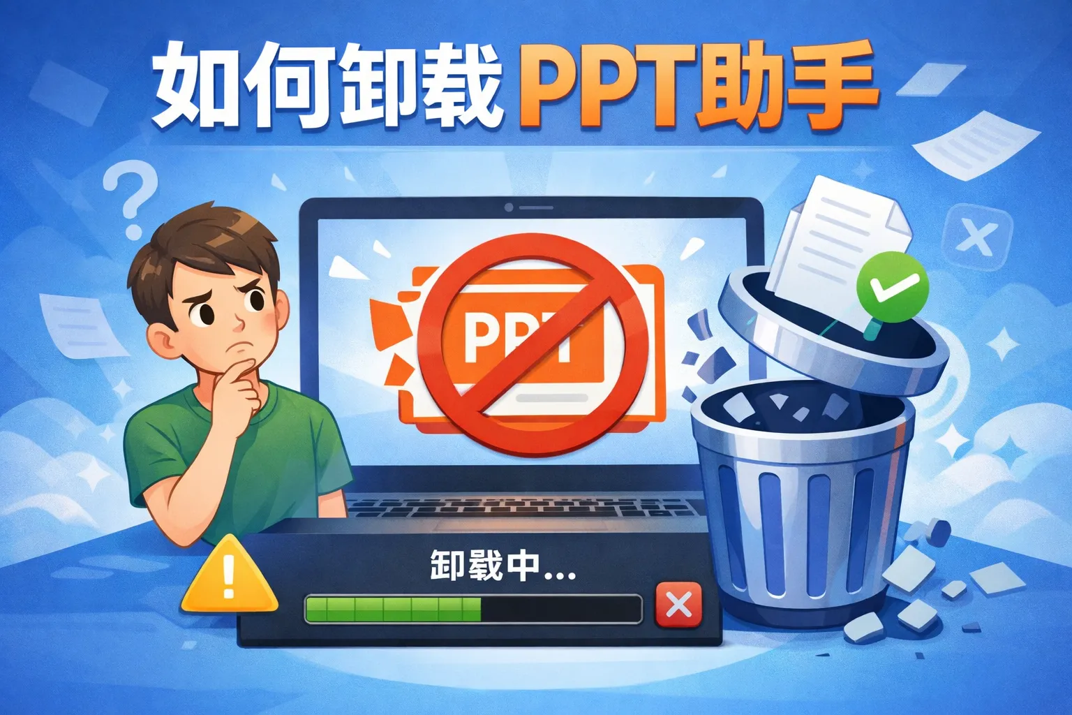 如何卸载ppt助手