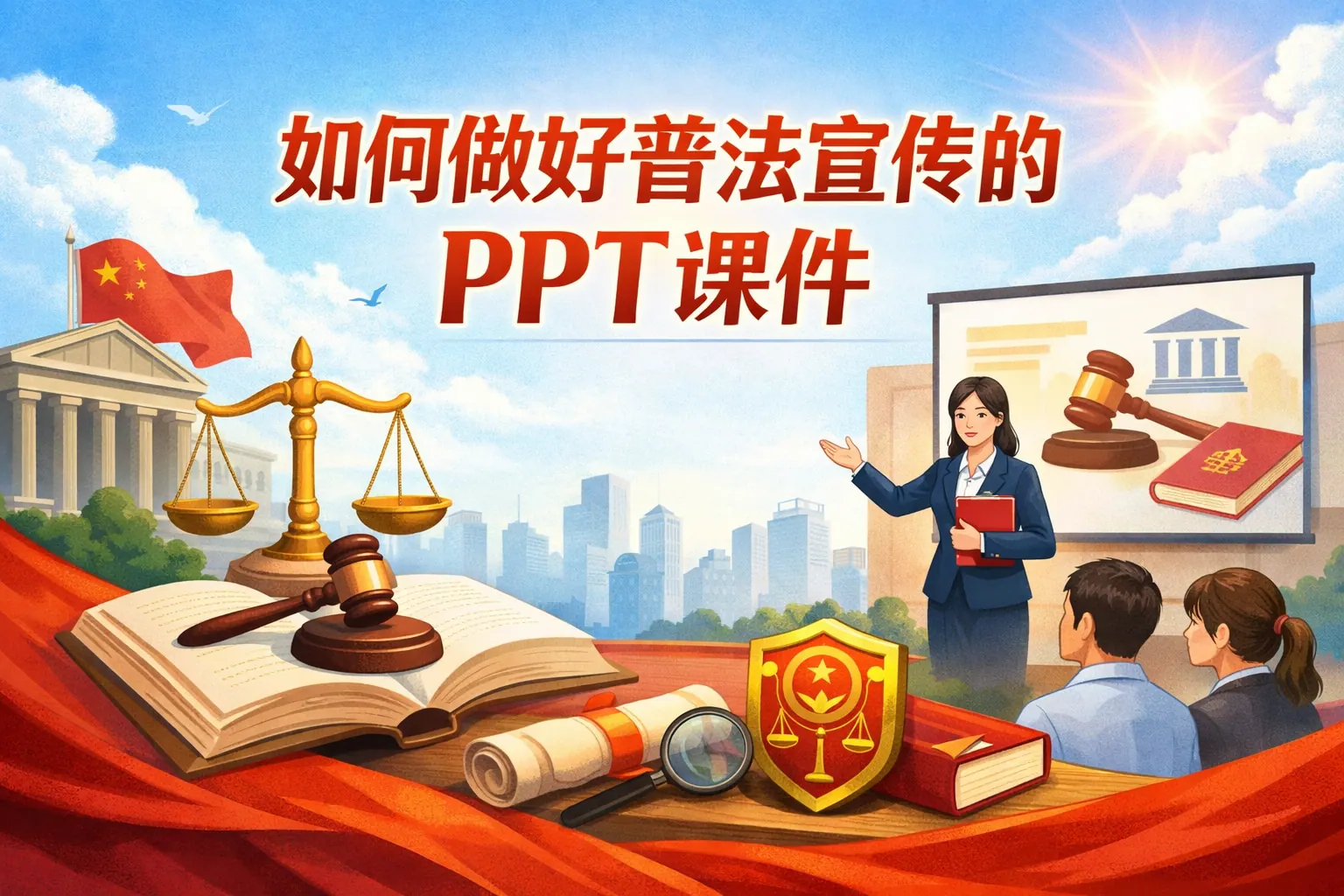 如何做好普法宣传的ppt课件