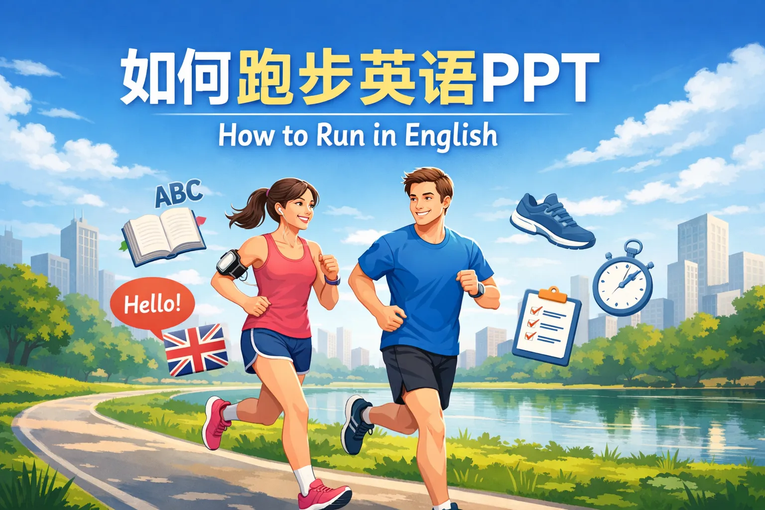 如何跑步英语ppt