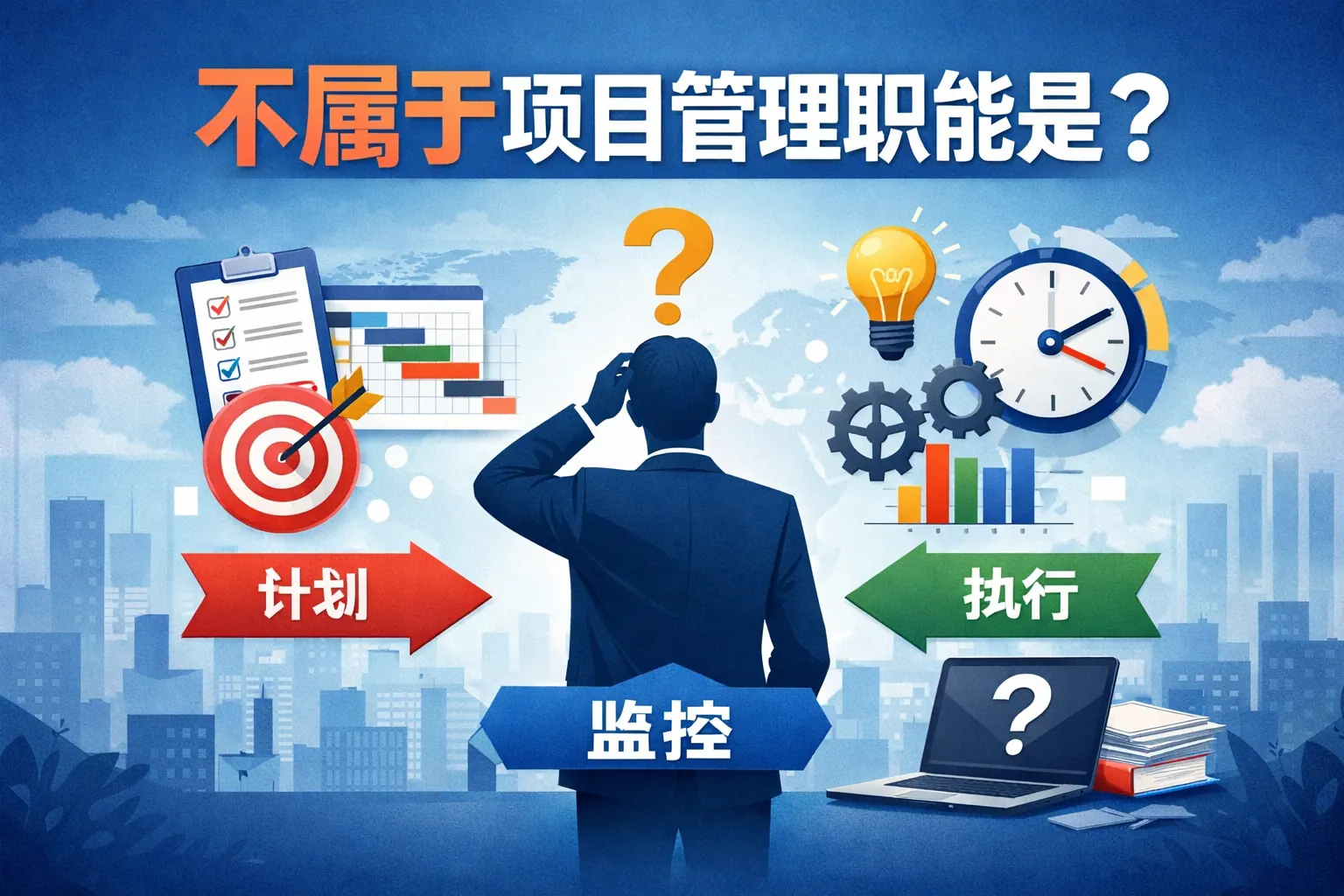 不属于项目管理职能是