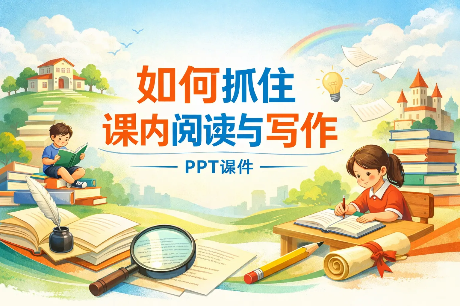 如何抓住课内阅读与写作ppt课件