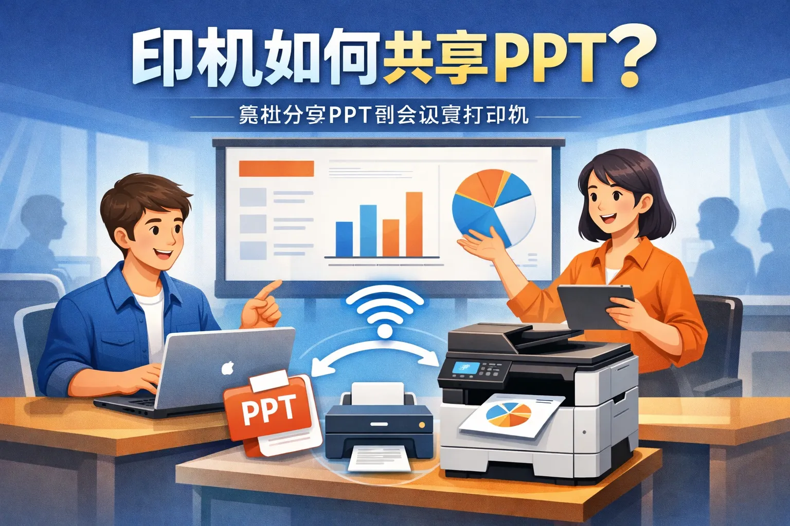 印机如何共享ppt