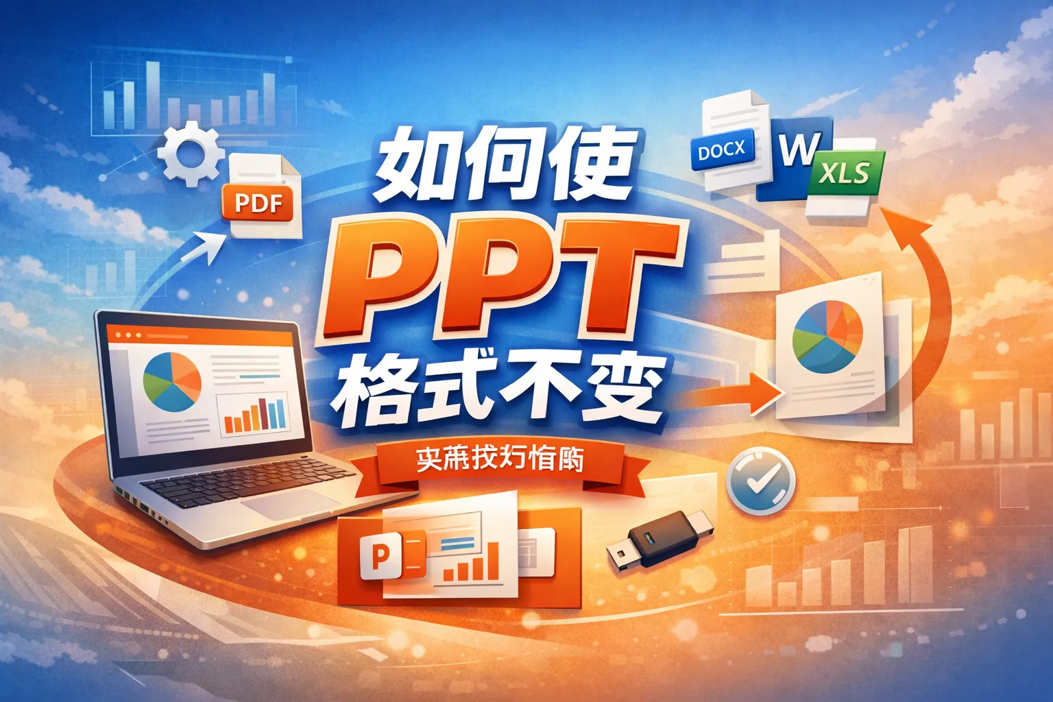 如何使ppt格式不变