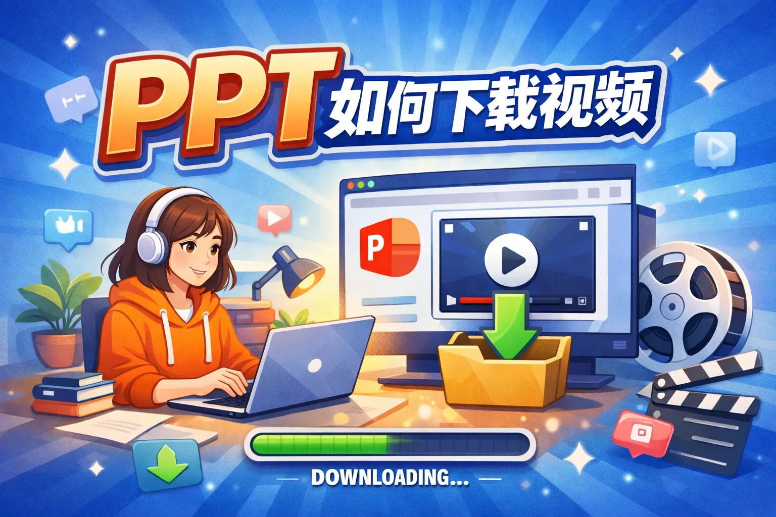 ppt如何下载视屏