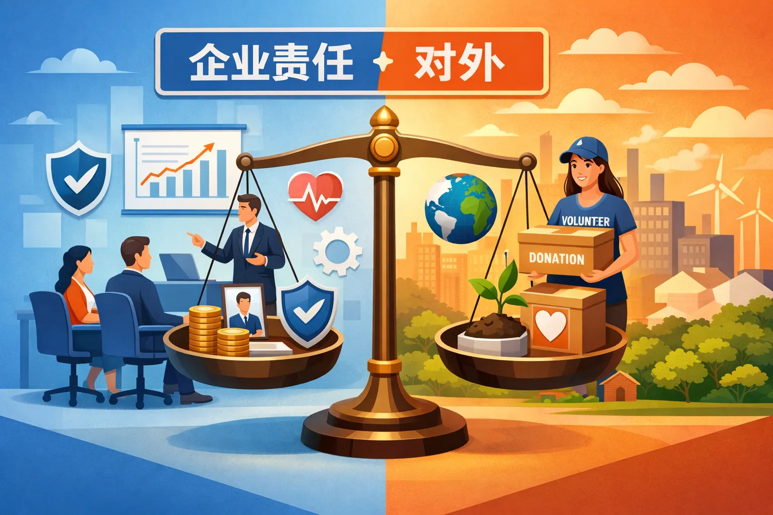 企业责任对内对外的区别