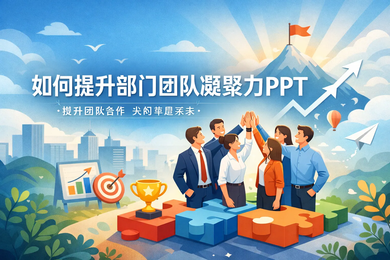 如何提升部门团队凝聚力ppt