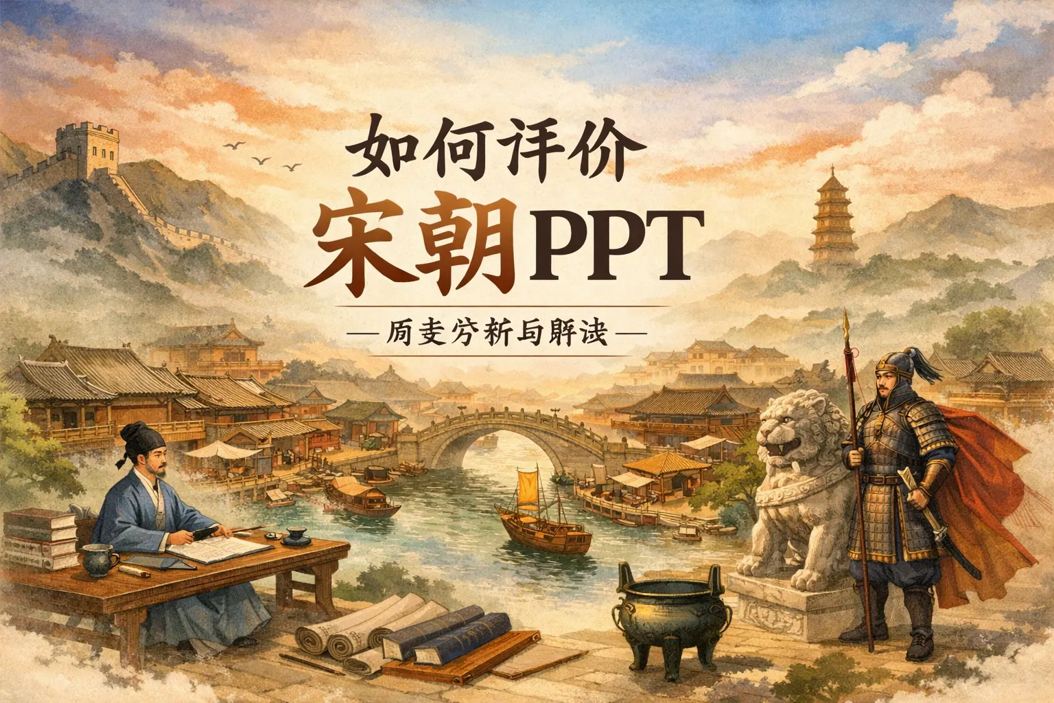 如何评价宋朝ppt