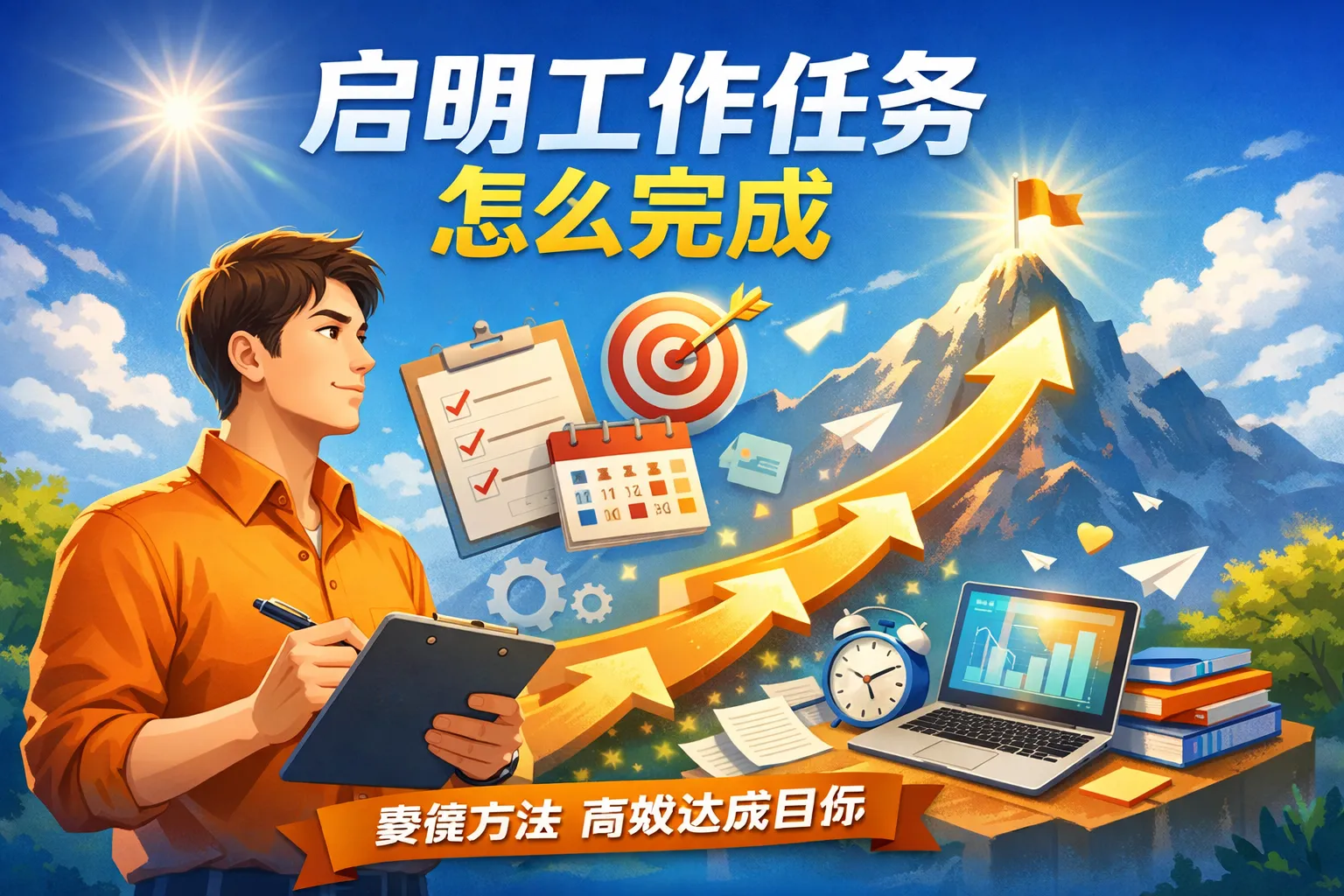 启明工作任务怎么完成