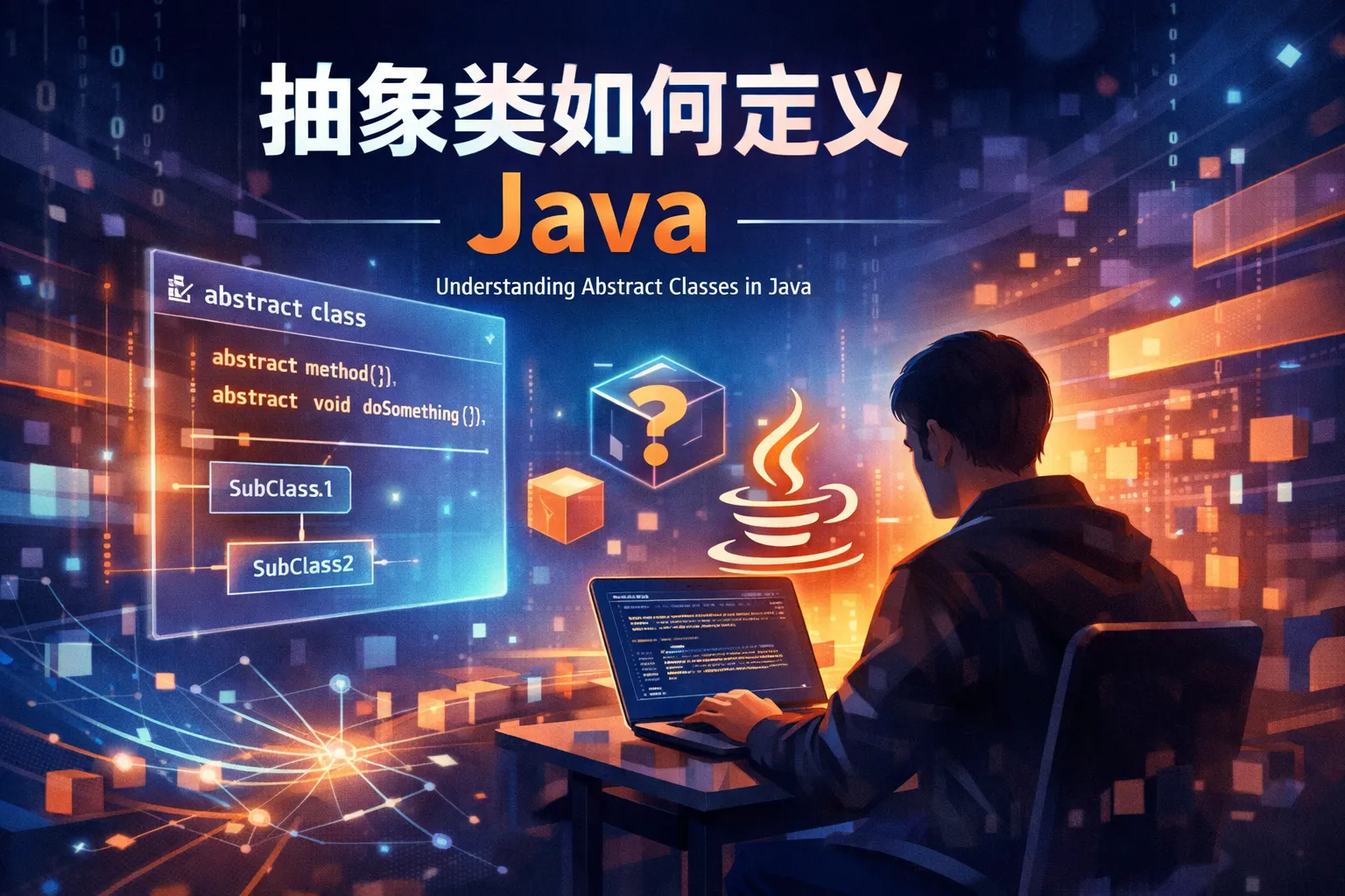 抽象类如何定义java
