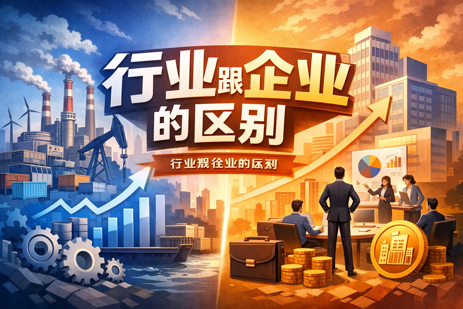 行业跟企业的区别