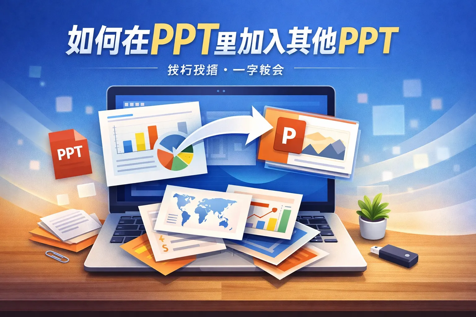 如何在ppt里加入其他ppt