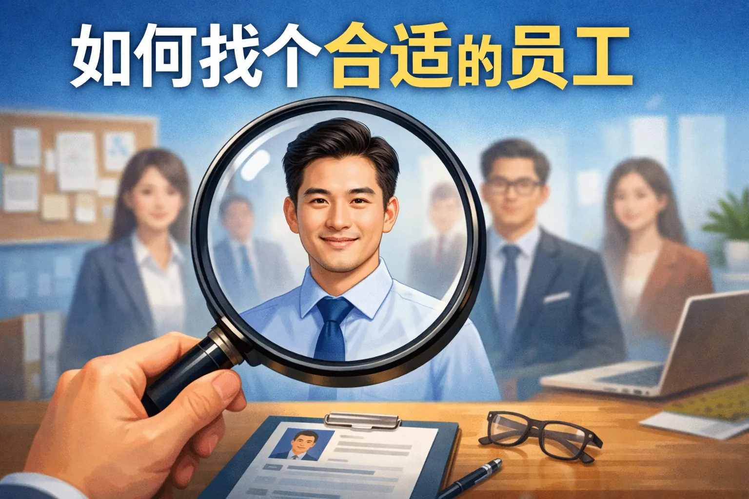 如何找个合适的员工