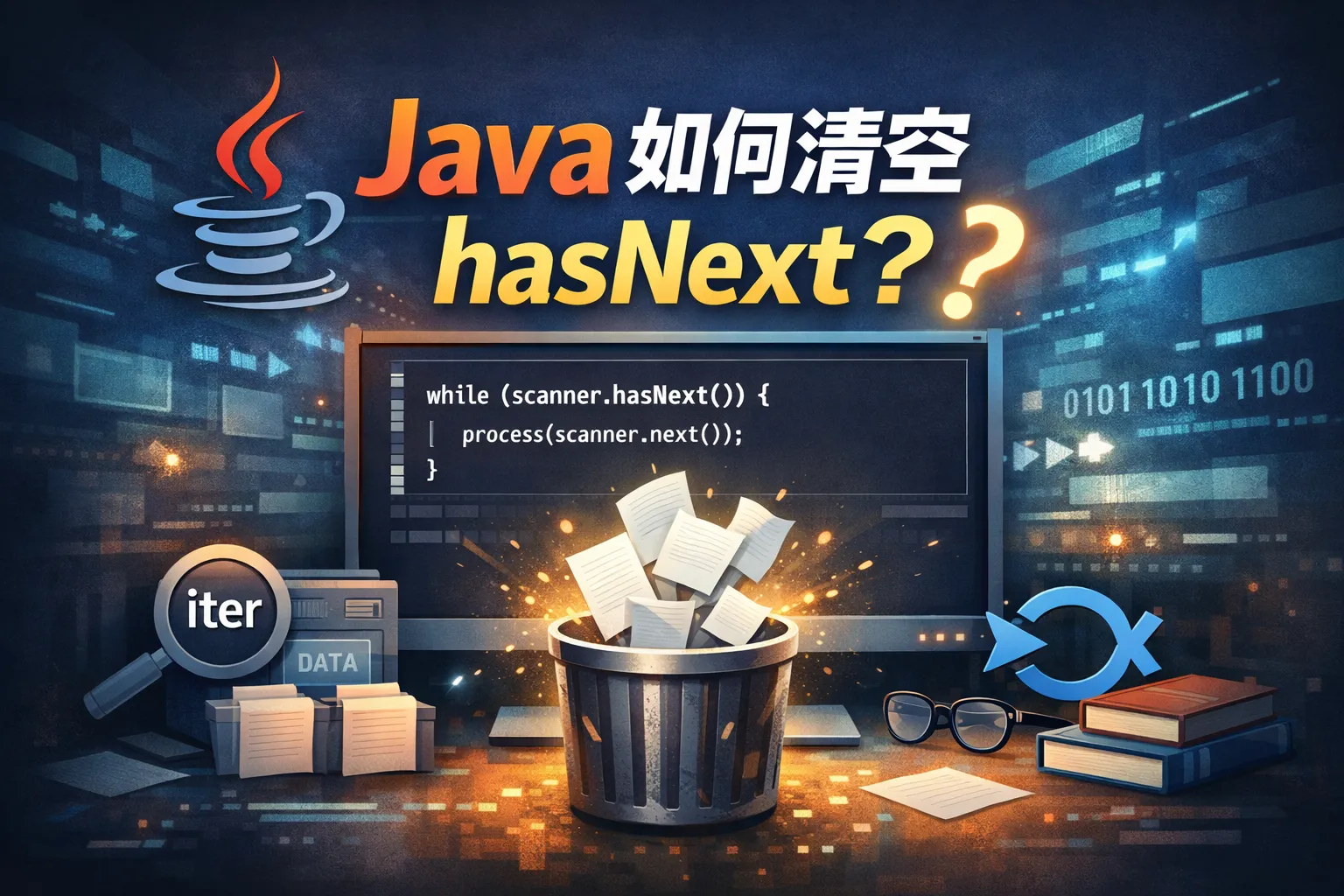 java如何清空hasnext